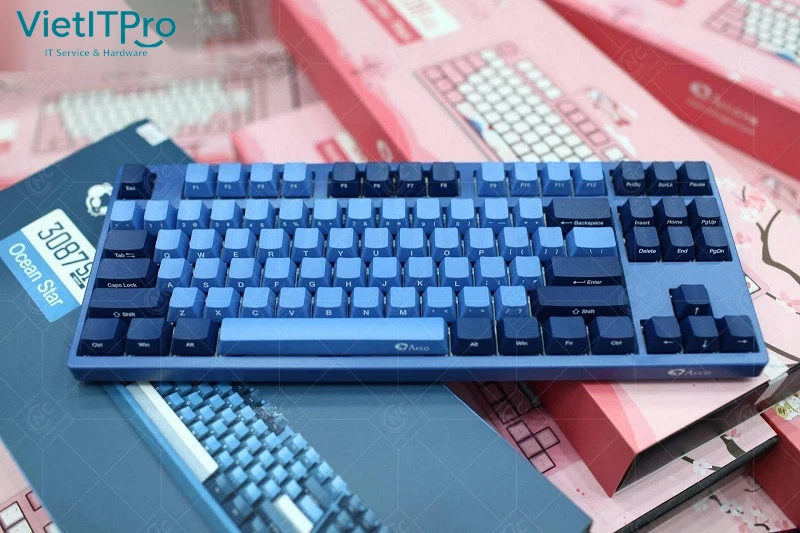 Cấu tạo chi tiết 5 thành phần bên trong switch bàn phím cơ Akko