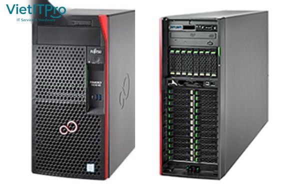 Hệ thống khay ổ đĩa cứng cắm nóng Hot-swap SAS/SATA/NVMe mặt trước máy chủ