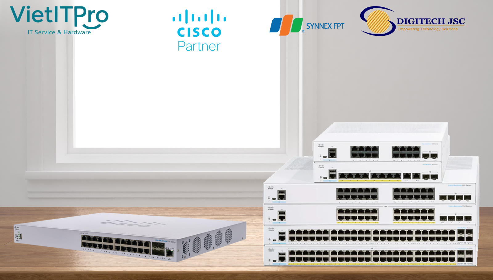 Kiến trúc mặt trước và mặt sau của thiết bị chuyển mạch Cisco Business CBS350 48 cổng