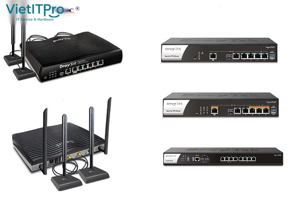 Hệ sinh thái thiết bị mạng DrayTek: Router, Switch, Access Point và VigorACS