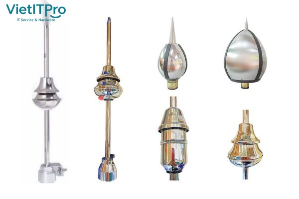 Sơ đồ tổng thể 10 thiết bị cốt lõi trong hệ thống chống sét