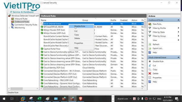 Kiểm tra phần mềm bị mất mạng hoàn toàn nhưng vẫn hoạt động offline mượt mà