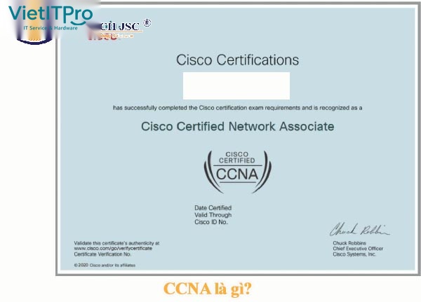 Chứng chỉ quốc tế Cisco Certified Network Associate CCNA