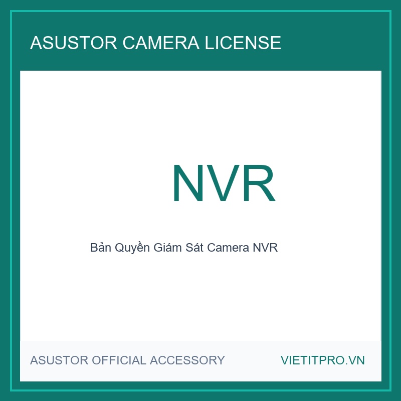 Gói License Camera NVR ASUSTOR AS-SCL04 (Project Series)