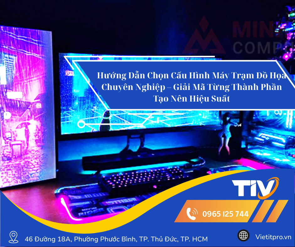Hướng Dẫn Chọn Cấu Hình Máy Trạm Đồ Họa Chuyên Nghiệp – Giải Mã Từng Thành Phần Tạo Nên Hiệu Suất