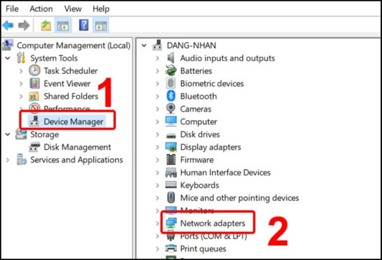 Hình ảnh kỹ thuật minh họa chi tiết cho Cách khắc phục lỗi laptop Dell không có biểu tượng Wifi (Mới nhất) - Phòng Lab VietITPro