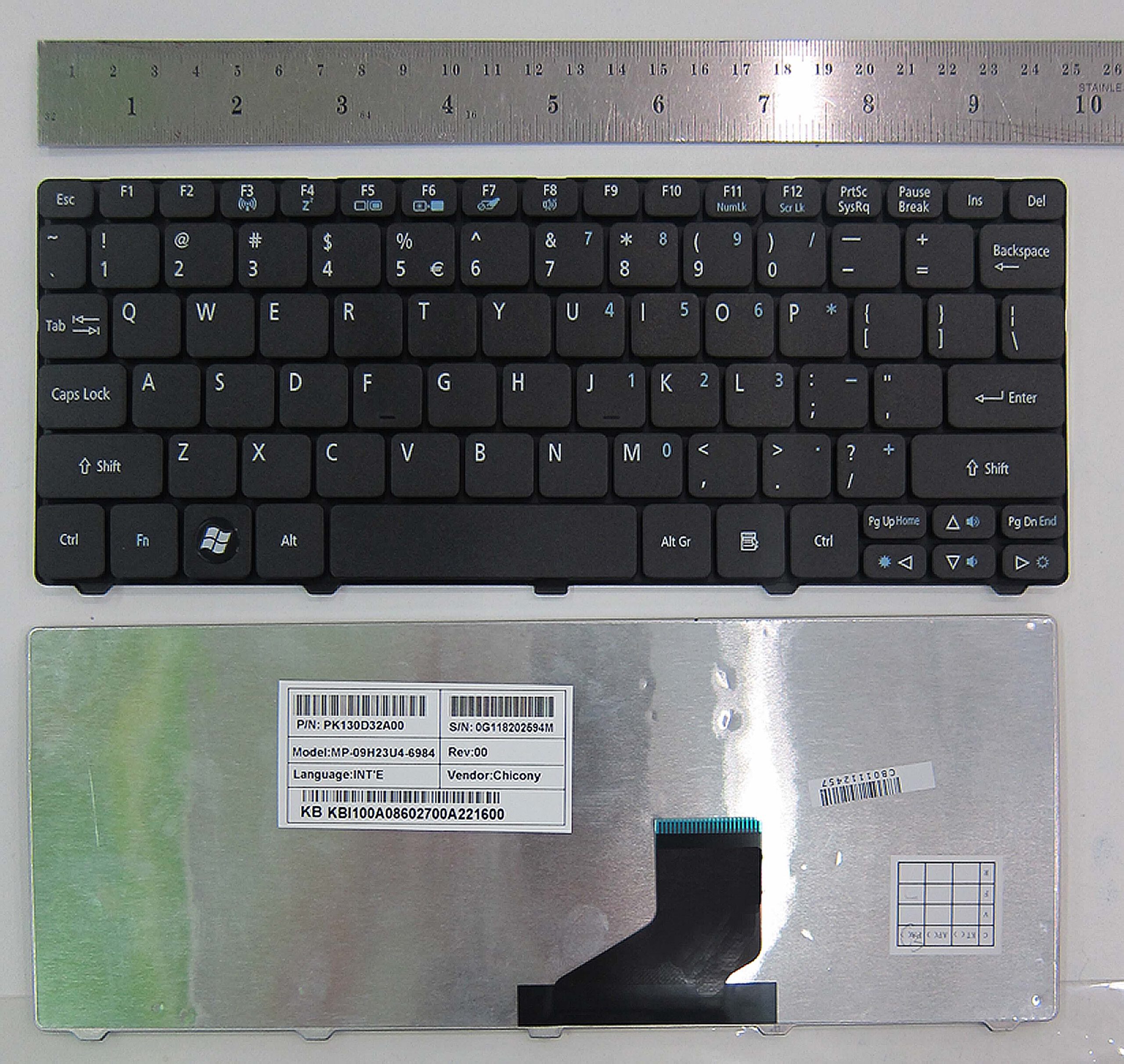 Bàn phím laptop Acer eMachines 350, 355, Gateway LT21, LT22, LT23, LT25, LT27, LT28, LT32, LT40