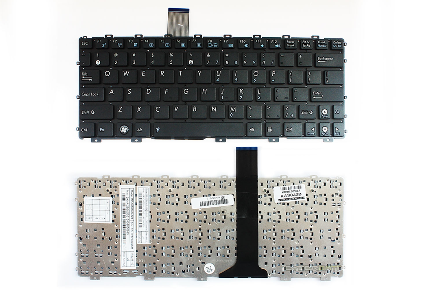 Bàn phím laptop Asus Eee PC X101, 1011, 1015, 1025, 1018, R051 (Đen)