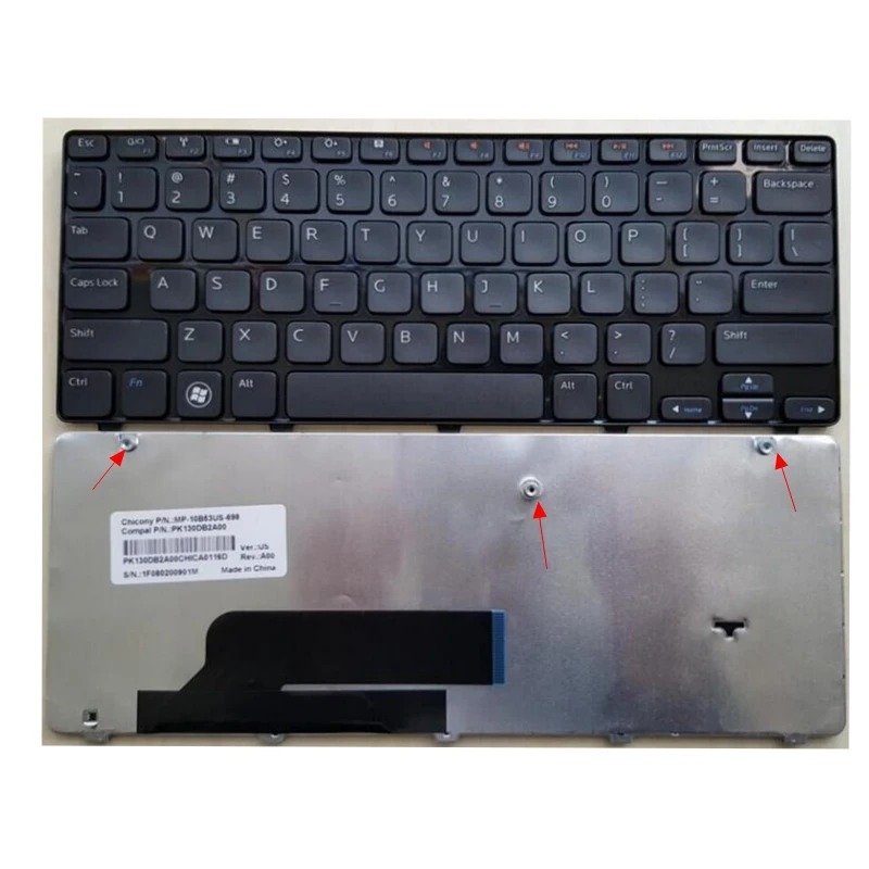 Bàn phím laptop Dell Inspiron Mini 11Z, M101Z, M102Z, 1120, 1121, 1122 (KHUNG)