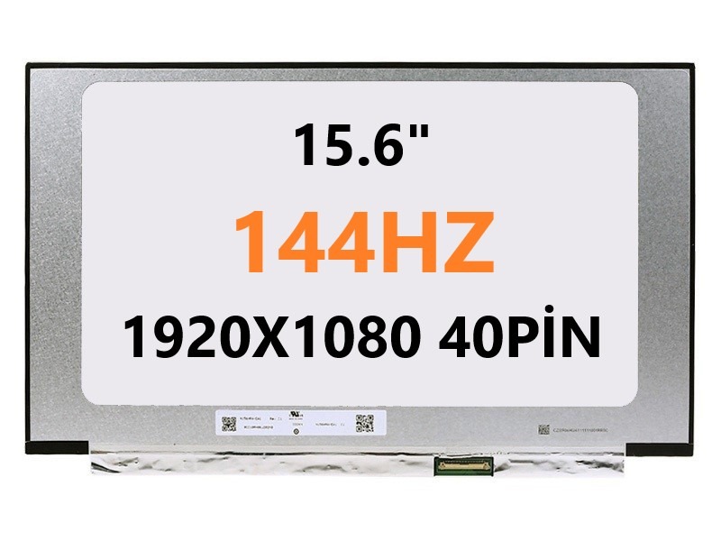 Màn hình laptop MSI GT63 Titan 8SF‑033US, Pulse 15 B13VFK B13VGK (15.6 inch FHD 144Hz)