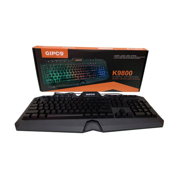Bàn phím giả cơ có Led GIPCO K9800