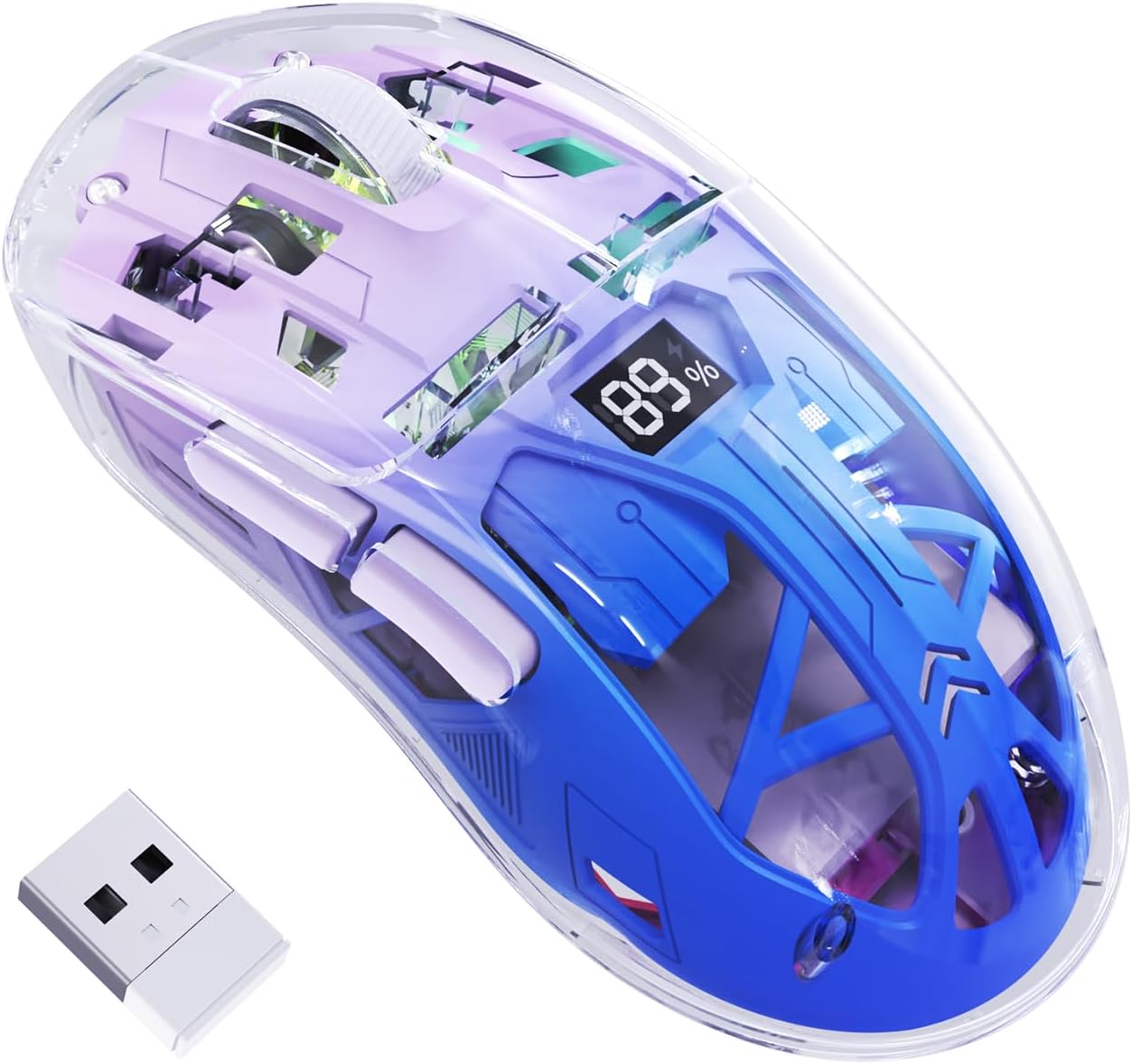 Chuột Không Dây Bluetooth Free Wolf A2 LED