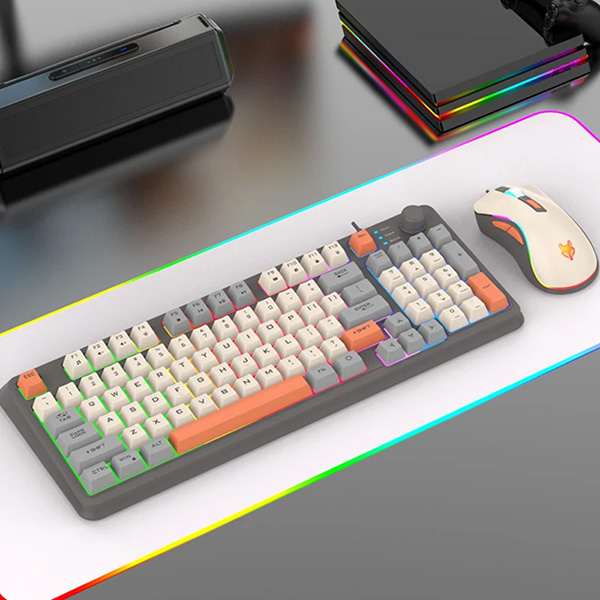 Combo Chuột và Bàn phím giả cơ gaming XUNFOX K820