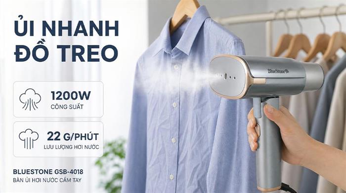 Bàn ủi hơi nước cầm tay Bluestone GSB-4018 1200W