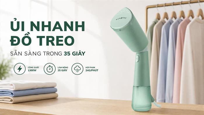 Bàn ủi hơi nước cầm tay Philips STH5010/70 1400W