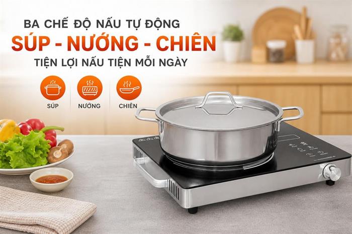 Bếp hồng ngoại đơn Magic A-55 2200W