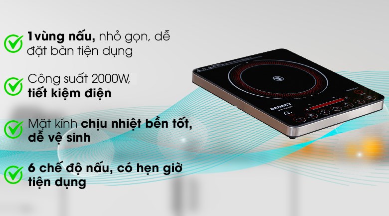 Bếp hồng ngoại đơn Sanaky SNK-2103HGN 2000W