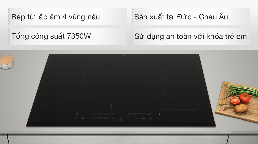 Bếp từ 4 vùng nấu âm Electrolux EIV644 7350W