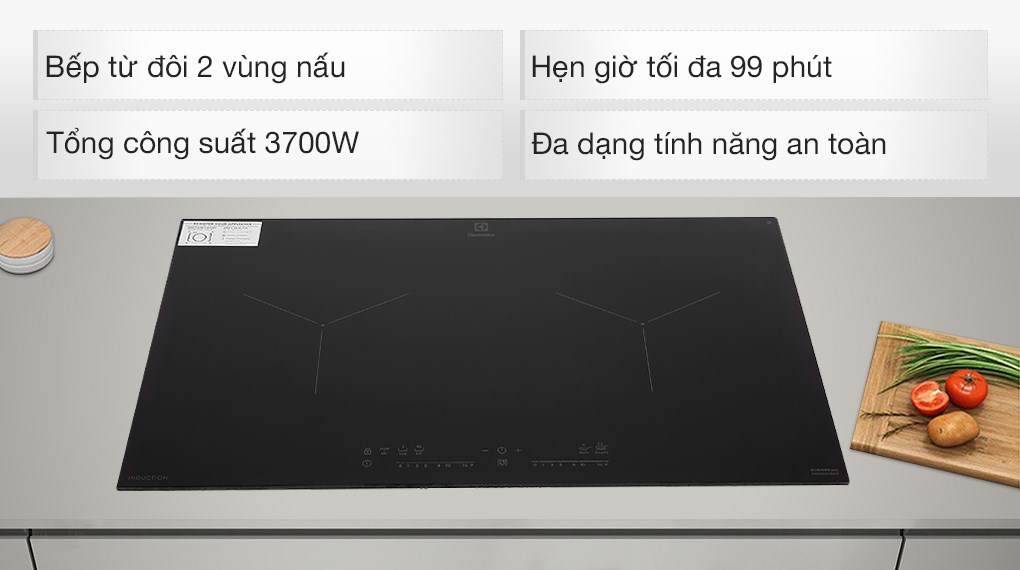 Bếp từ đôi âm Electrolux EHI7280BB 3700W