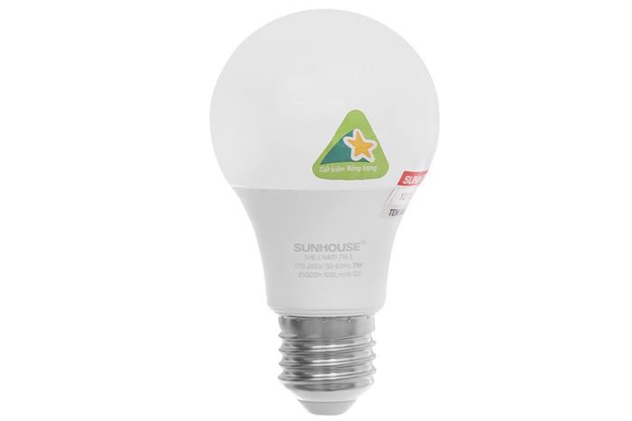 Bóng đèn Led Bulb tròn 7W Sunhouse Eco SHE-LNA01-7W-E