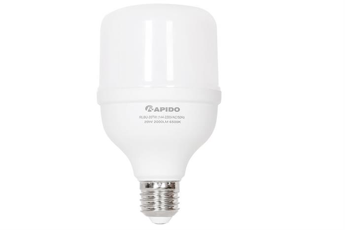 Bóng đèn Led Bulb trụ 20W Rapido RLBU-20W