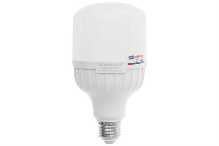 Bóng đèn Led Bulb trụ 20W Sunhouse Eco SHE-BULB-20W-E
