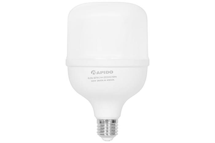 Bóng đèn Led Bulb trụ 30W Rapido RLBU-30W