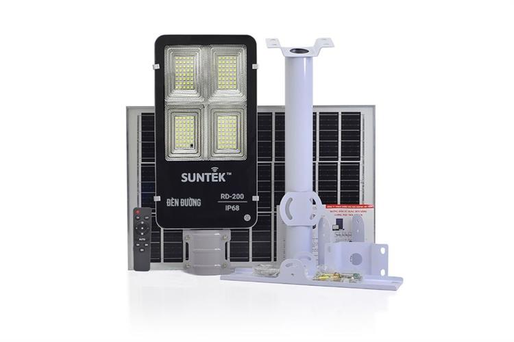 Đèn đường năng lượng mặt trời nhôm SUNTEK RD-200