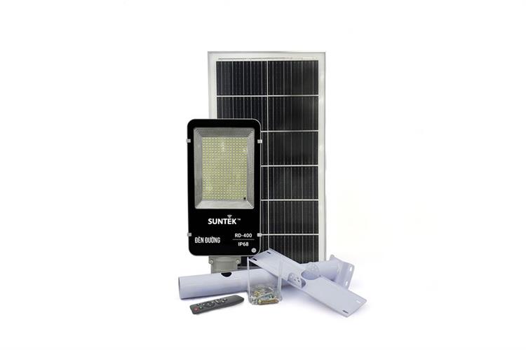 Đèn đường năng lượng mặt trời nhôm SUNTEK RD-400
