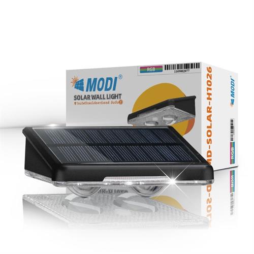 Đèn hắt tường năng lượng mặt trời Modi MD-SOLAR-H1026 RGB