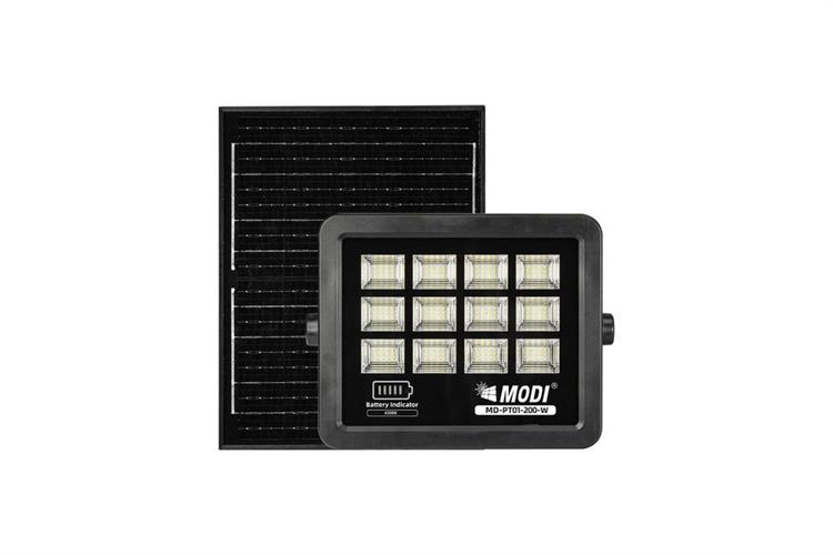 Đèn pha năng lượng mặt trời Modi MD-PT01-200-W