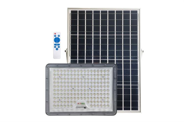 Đèn pha năng lượng mặt trời nhôm Hotwell HW-FL-05-300W