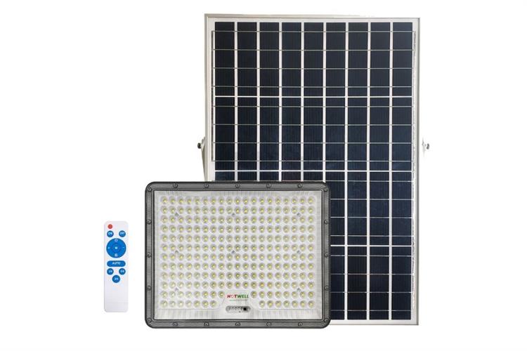 Đèn pha năng lượng mặt trời nhôm Hotwell HW-FL-05-400W