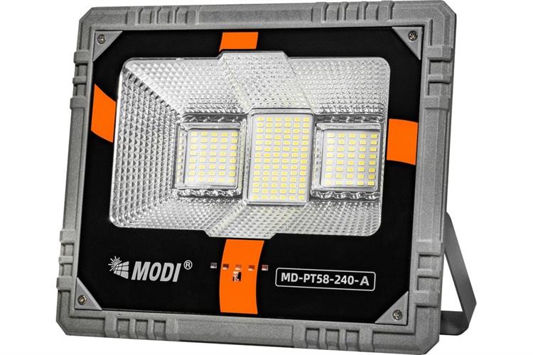 Đèn pha năng lượng mặt trời nhôm Modi MD-PT58-240-W