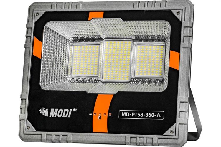 Đèn pha năng lượng mặt trời nhôm Modi MD-PT58-360-W