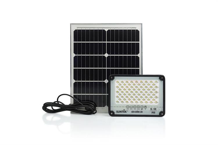 Đèn pha năng lượng mặt trời nhôm SUNTEK RL-100
