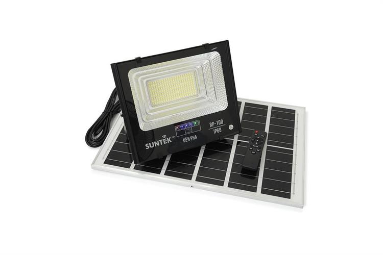 Đèn pha năng lượng mặt trời nhôm SUNTEK RP-100