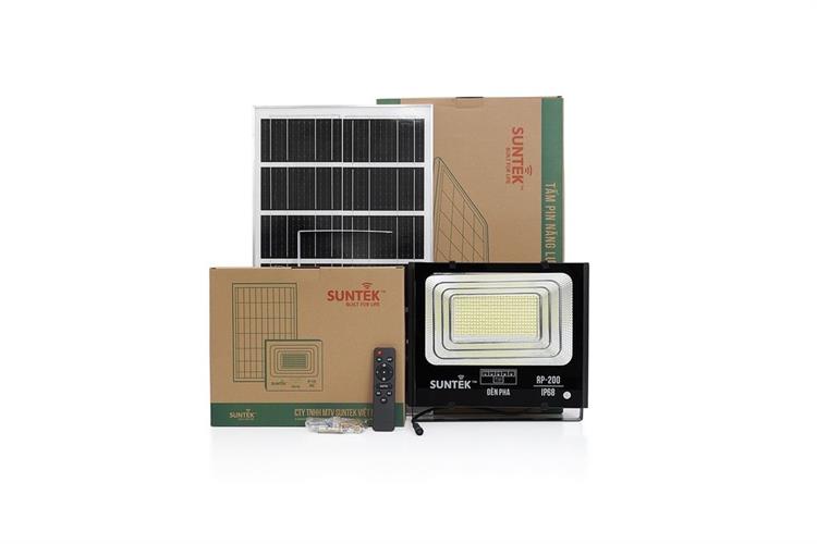 Đèn pha năng lượng mặt trời nhôm SUNTEK RP-200