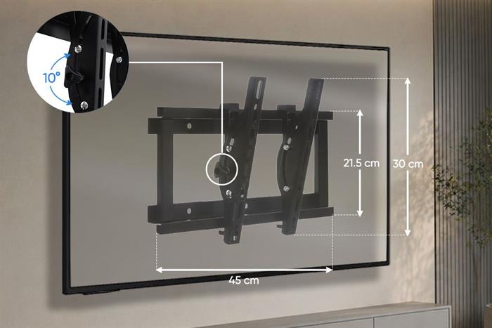 Khung treo Tivi 19-37 inch Nghiêng Cảnh Phong N4-3