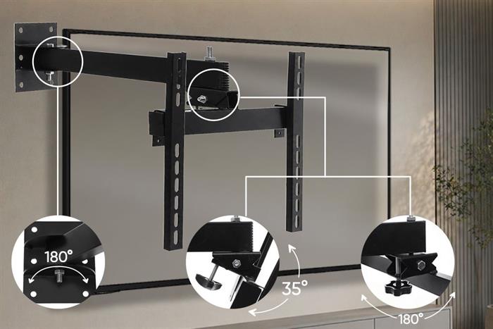 Khung treo Tivi 19-37 inch Xoay Cảnh Phong X4-3
