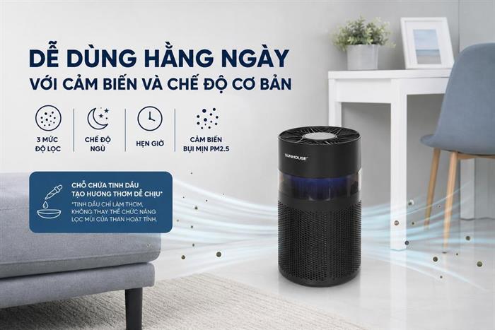Máy lọc không khí Sunhouse SHD-AP9711 10W
