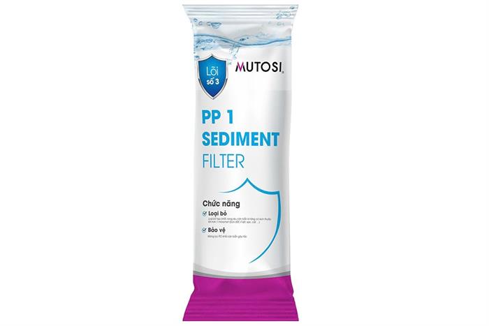 Lõi lọc thô Mutosi số 3 PP 1 micron 10 inch
