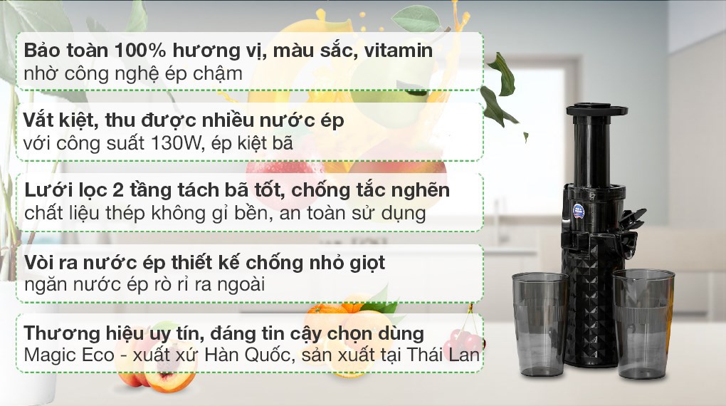 Máy ép chậm Magic Eco AC-130