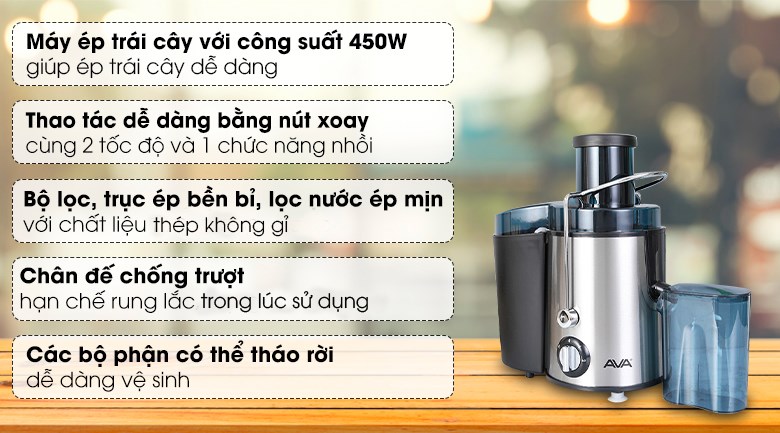 Máy ép trái cây AVA AJ02