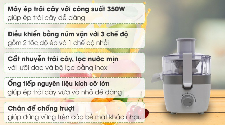 Máy ép trái cây Midea MJ-JE35