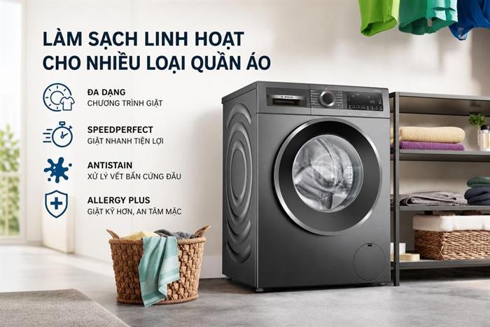 Máy giặt Bosch Inverter 10 kg WGG25401SG