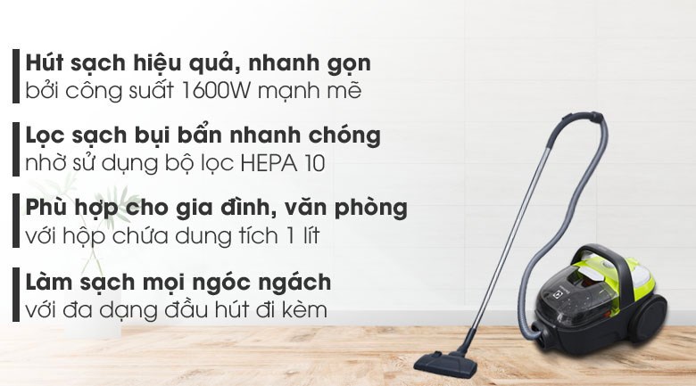 Máy hút bụi dạng hộp Electrolux Z1231