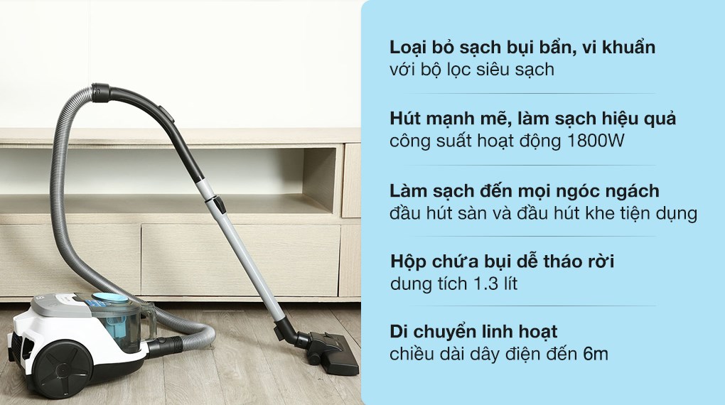 Máy hút bụi dạng hộp Philips XB2023/01