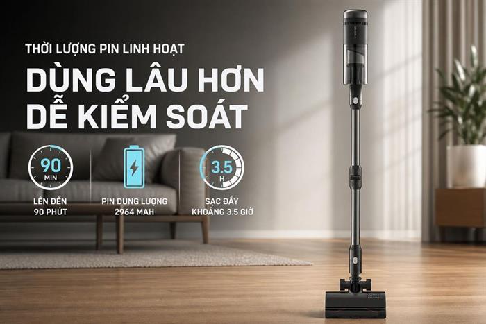 Máy hút bụi không dây Roborock H60 Ultra