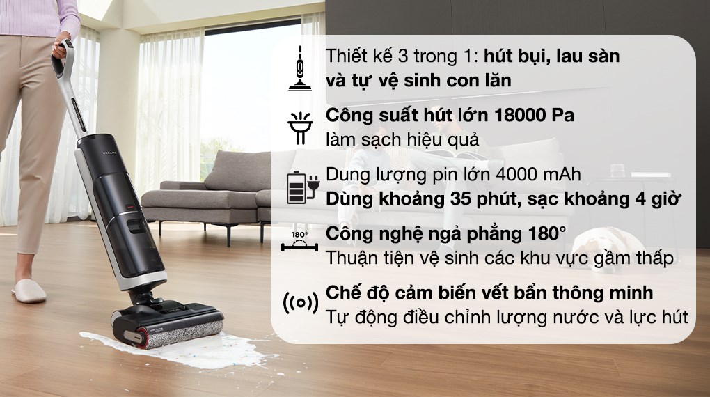 Máy hút bụi lau nhà Dreame H14